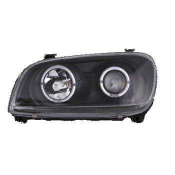 Φανάρια εμπρός Toyota Rav 4 (1994-2000) angel eyes - μαύρα , με λάμπες (Η1) - σετ 2τμχ. Φανάρια εμπρός Toyota Rav 4 (1994-2000) angel eyes - μαύρα , με λάμπες (Η1) - σετ 2τμχ.