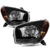 Φανάρια εμπρός Toyota Rav4 (2001-2005) - μαύρα , με λάμπες (Η1) - σετ 2τμχ.