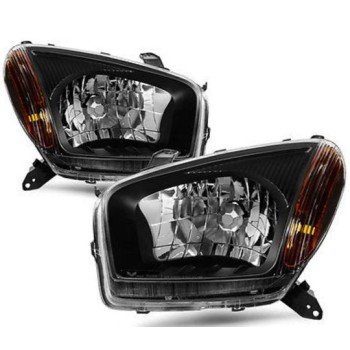 Φανάρια εμπρός Toyota Rav4 (2001-2005) - μαύρα , με λάμπες (Η1) - σετ 2τμχ. Φανάρια εμπρός Toyota Rav4 (2001-2005) - μαύρα , με λάμπες (Η1) - σετ 2τμχ.