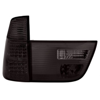 Πίσω φανάρια led BMW X5 (1999-2003) - μαύρα - σετ 2τμχ.
