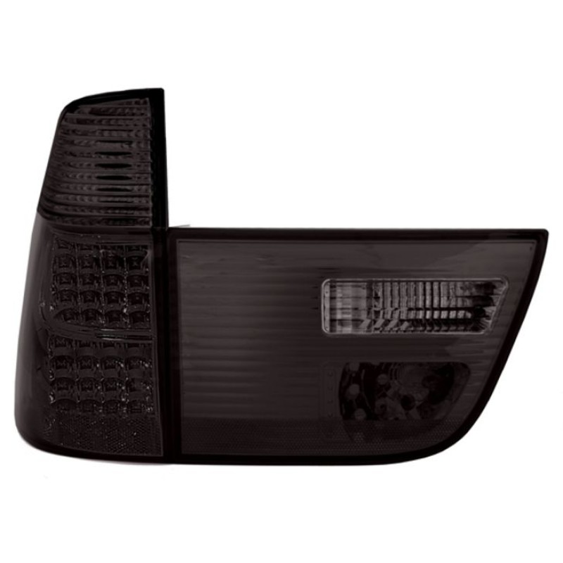 Πίσω φανάρια led BMW X5 (1999-2003) - μαύρα - σετ 2τμχ.