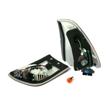 Πίσω φανάρια led BMW X5 (1999-2003) - μαύρα - σετ 2τμχ.