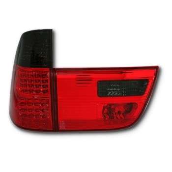 Πίσω φανάρια led BMW X5 (1999-2003) - chrome - σετ 2τμχ.