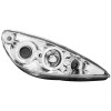 Φανάρια εμπρός Peugeot 307 (2001-2005) angel eyes, με λάμπες (Η1) - σετ 2τμχ.