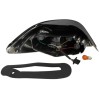 Πίσω φανάρια Peugeot 307 (2001-2007) 3/5 πορτο - μαύρα - σετ 2τμχ.