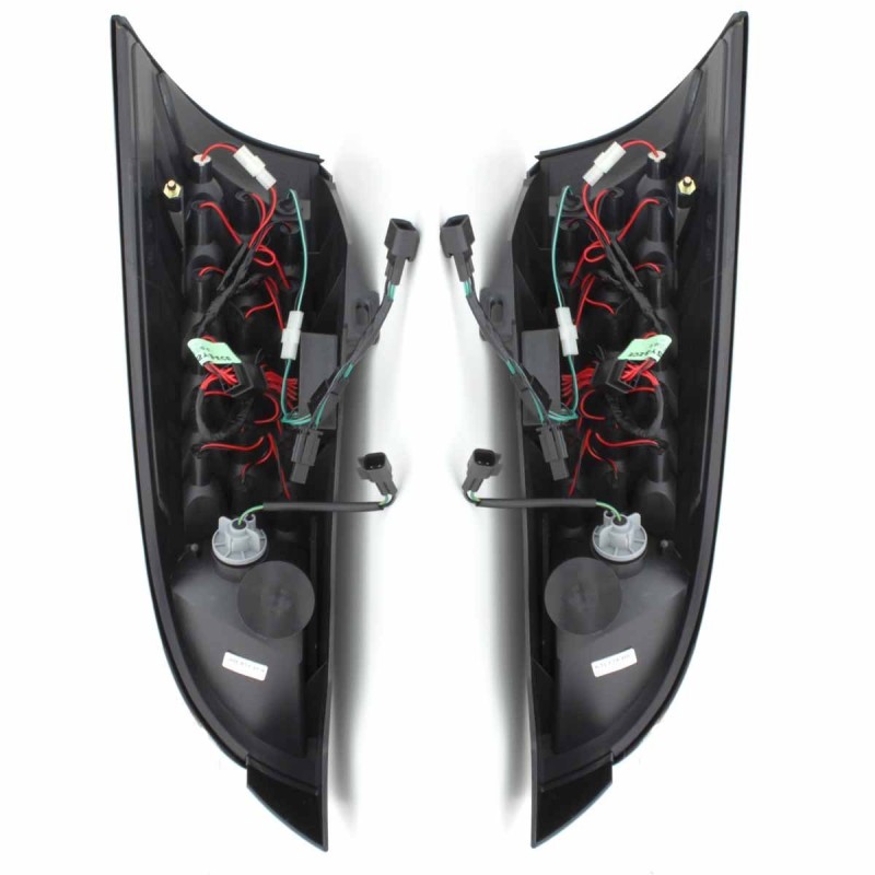 Πίσω φανάρια led Ford Focus - μαύρα - σετ 2τμχ.