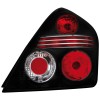 Πίσω φανάρια Fiat Stilo 3D (2002-2007) - μαύρα - σετ 2τμχ.