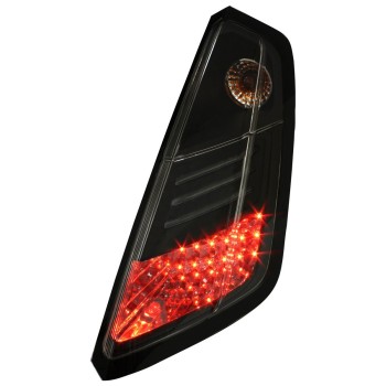 Πίσω φανάρια led Fiat Grande Punto (2005-2009) - μαύρα - σετ 2τμχ.
