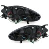 Φανάρια εμπρός Fiat Bravo (2007-2015) led - chrome , με λάμπες (Η1) - σετ 2τμχ.