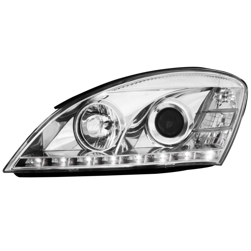 Φανάρια εμπρός Kia Ceed (2006-2009) led , με λάμπες (Η1) - σετ 2τμχ.