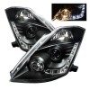 Φανάρια εμπρός Nissan 350Z (2003-2005) led , με λάμπες (Η1) - σετ 2τμχ.