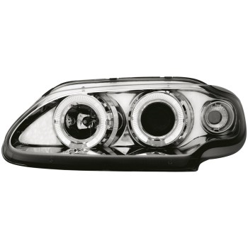 Φανάρια εμπρός Renault Megane / Renault Scenic 3/5 πορτο (1996-1999) angel eyes - chrome , με λάμπες (Η1) - σετ 2τμχ. Φανάρια εμπρός Renault Megane / Renault Scenic 3/5 πορτο (1996-1999) angel eyes - chrome , με λάμπες (Η1) - σετ 2τμχ.