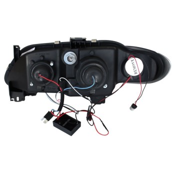Φανάρια εμπρός Renault Megane 3 πορτο (1996-1999) led - μαύρα , με λάμπες (Η1) - σετ 2τμχ. Φανάρια εμπρός Renault Megane 3 πορτο (1996-1999) led - μαύρα , με λάμπες (Η1) - σετ 2τμχ.