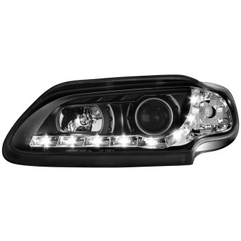 Φανάρια εμπρός Renault Megane (1996-1999) led - μαύρα , με λάμπες (Η1) - σετ 2τμχ. Φανάρια εμπρός Renault Megane (1996-1999) led - μαύρα , με λάμπες (Η1) - σετ 2τμχ.