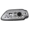 Φανάρια εμπρός Renault Megane (1996-1999) led - chrome , με λάμπες (Η1) - σετ 2τμχ.