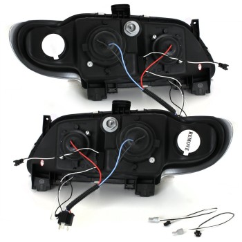 Φανάρια εμπρός Renault Megane (1996-1999) led - chrome , με λάμπες (Η1) - σετ 2τμχ. Φανάρια εμπρός Renault Megane (1996-1999) led - chrome , με λάμπες (Η1) - σετ 2τμχ.