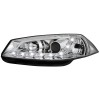 Φανάρια εμπρός Renault Megane (2002-2005) led - chrome , με λάμπες (Η1) - σετ 2τμχ.