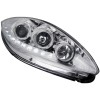 Φανάρια εμπρός Seat Altea /Leon / Toledo (2005-2009) led - χρωμίου , με λάμπες (Η1) - σετ 2τμχ.