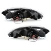 Φανάρια εμπρός Seat Altea /Leon / Toledo (2005-2009) led - χρωμίου , με λάμπες (Η1) - σετ 2τμχ.