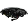 Φανάρια εμπρός Seat Altea /Leon / Toledo (2009-2012+) led - μαύρα , με λάμπες (Η1) - σετ 2τμχ.