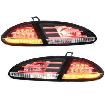 Πίσω φανάρια led Seat Leon 1P (2005-2009) - black - σετ 2τμχ. Πίσω φανάρια led Seat Leon 1P (2005-2009) - black - σετ 2τμχ.