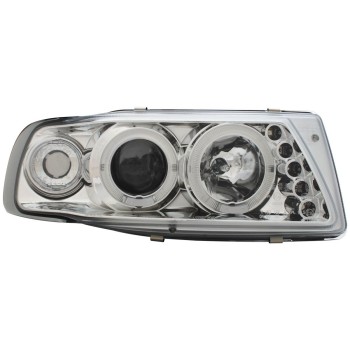 Φανάρια εμπρός Seat ibiza 6K (1993-2000) angel eyes - chrome , με λάμπες (Η1) - σετ 2τμχ. Φανάρια εμπρός Seat ibiza 6K (1993-2000) angel eyes - chrome , με λάμπες (Η1) - σετ 2τμχ.