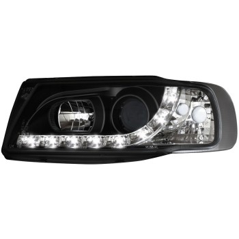 Φανάρια εμπρός Seat ibiza 6K (1993-2000) led - μαύρα , με λάμπες (Η1) - σετ 2τμχ. Φανάρια εμπρός Seat ibiza 6K (1993-2000) led - μαύρα , με λάμπες (Η1) - σετ 2τμχ.