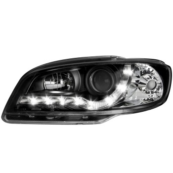 Φανάρια εμπρός Seat ibiza 6K2 (2000-2002) led - μαύρα , με λάμπες (Η1) - σετ 2τμχ. Φανάρια εμπρός Seat ibiza 6K2 (2000-2002) led - μαύρα , με λάμπες (Η1) - σετ 2τμχ.