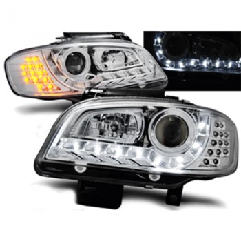 Φανάρια εμπρός Seat ibiza 6K2 (2000-2002) led - χρωμίου , με λάμπες (Η1) - σετ 2τμχ. Φανάρια εμπρός Seat ibiza 6K2 (2000-2002) led - χρωμίου , με λάμπες (Η1) - σετ 2τμχ.