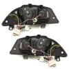 Φανάρια εμπρός Seat ibiza 6L (2003-2008) led - chrome , με λάμπες (Η1) - σετ 2τμχ.