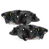 Φανάρια εμπρός Seat ibiza 6J (2008-2012) led - chrome , με λάμπες (Η1) - σετ 2τμχ.