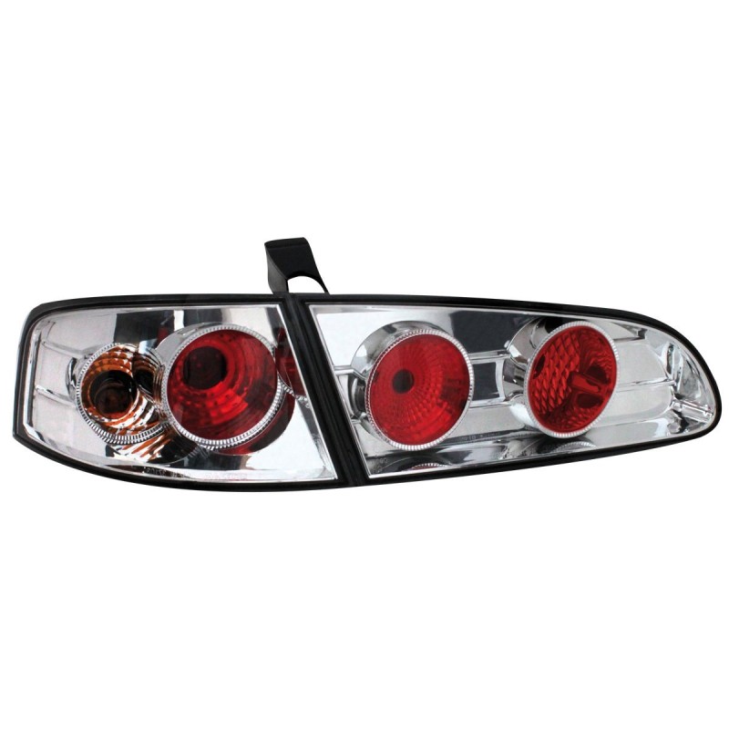 Πίσω φανάρια Seat ibiza 6L (2002-2008) sedan / hatchback - chrome - σετ 2τμχ.