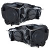 Φανάρια εμπρός Vw Golf 6 led angel eyes , χωρίς λάμπες (Η7) - σετ 2τμχ.