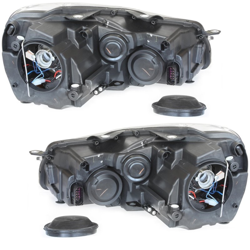 Φανάρια εμπρός Vw Golf 6 , χωρίς λάμπες (Η7) led - σετ 2τμχ.