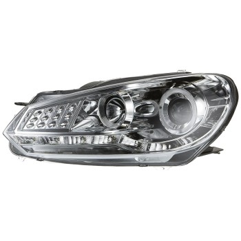 Φανάρια εμπρός Vw Golf 6 , με λάμπες (Η1) led - σετ 2τμχ. Φανάρια εμπρός Vw Golf 6 , με λάμπες (Η1) led - σετ 2τμχ.