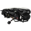 Φανάρια εμπρός Vw Golf 6 , μαύρα , με λάμπες (Η1) led - σετ 2τμχ.
