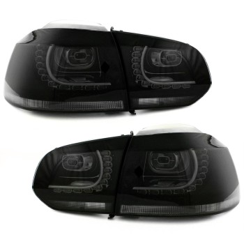 Πίσω φανάρια led Vw Golf 6 - μαύρα - σετ 2τμχ. Πίσω φανάρια led Vw Golf 6 - μαύρα - σετ 2τμχ.