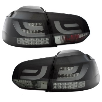 Πίσω φανάρια led Vw Golf 6 - μαύρα - σετ 2τμχ. Πίσω φανάρια led Vw Golf 6 - μαύρα - σετ 2τμχ.
