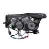 Φανάρια εμπρός Chevrolet Cruze (2009-2012) led lightbar design - μαύρα , με λάμπες (Η1) - σετ 2τμχ.