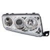 Φανάρια εμπρός Skoda Fabia (1999-2007) angel eyes, χωρίς λάμπες (Η7) - σετ 2τμχ.