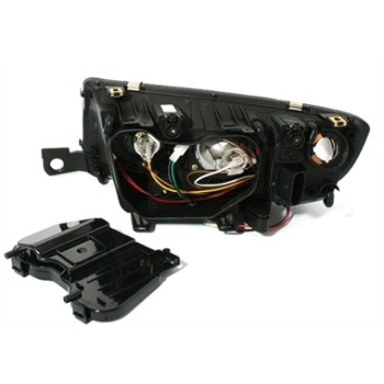 Φανάρια εμπρός Skoda Fabia (1999-2007) angel eyes, χωρίς λάμπες (Η7) - σετ 2τμχ.