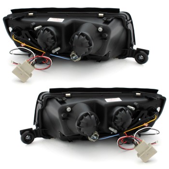 Φανάρια εμπρός Skoda Fabia (1999-2007) led , με λάμπες (Η1) - σετ 2τμχ.
