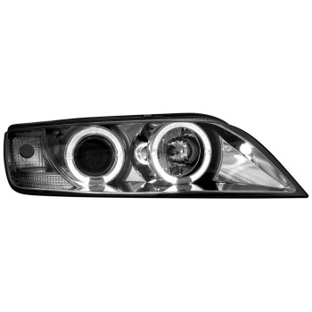 Φανάρια εμπρός BMW Z3 (1996-2002) angel eyes - χρωμίου , με λάμπες (Η1) - σετ 2τμχ.