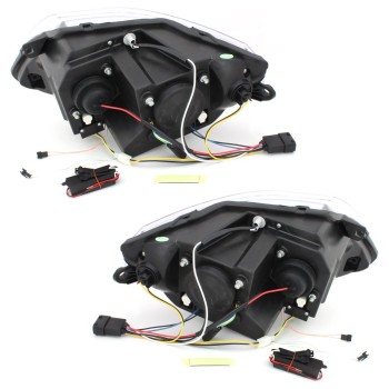 Φανάρια εμπρός BMW Z4 (2003-2009) angel eyes - CCFL , chrome , με λάμπες (Η1) - σετ 2τμχ.