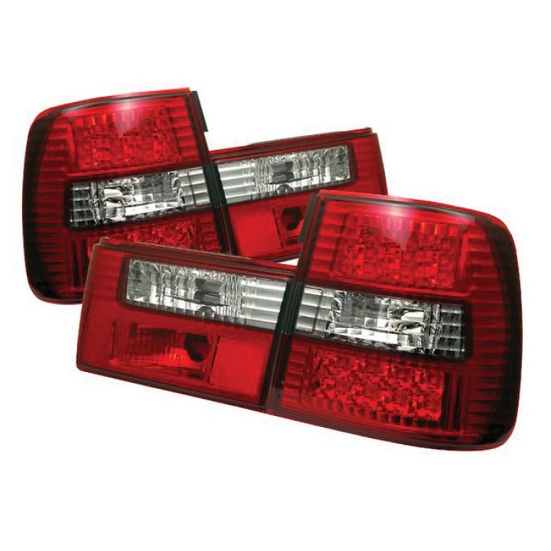 Πίσω φανάρια led BMW E34 (1989-1995) - chrome - σετ 2τμχ.