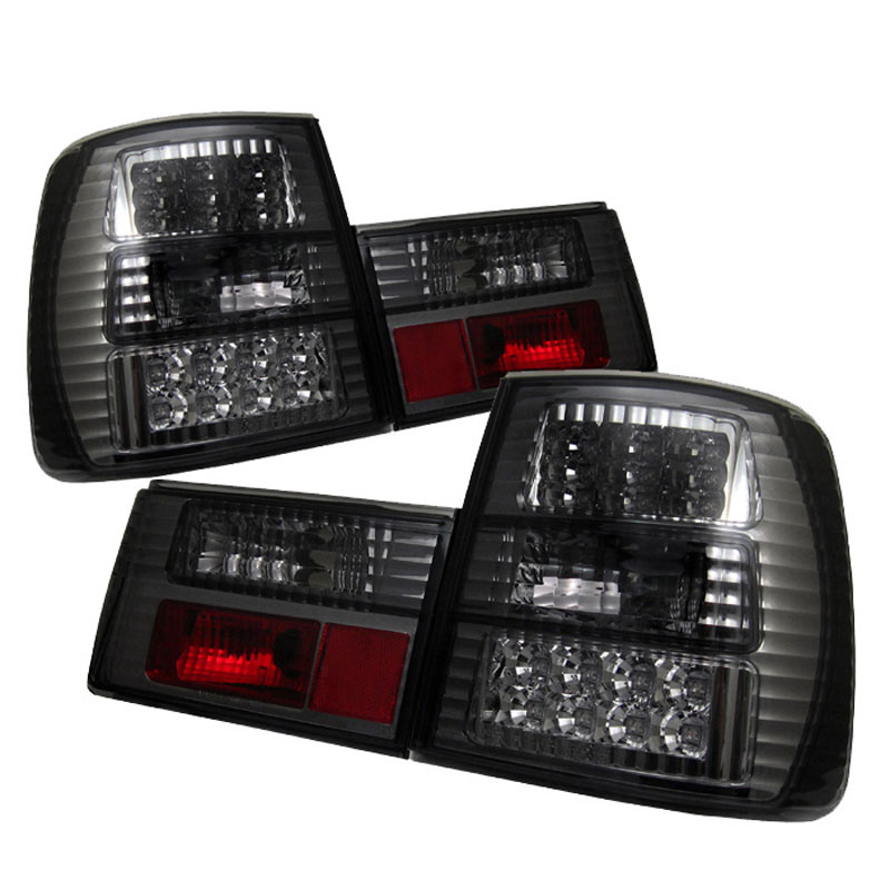 Πίσω φανάρια led BMW E34 (1989-1995) - φιμέ - σετ 2τμχ.