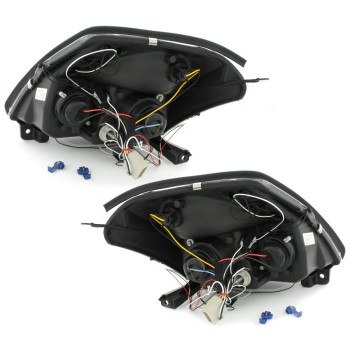Φανάρια εμπρός Citroen C2 (2003-2008) angel eyes με led - chrome , με λάμπες (Η1) - σετ 2τμχ. Φανάρια εμπρός Citroen C2 (2003-2008) angel eyes με led - chrome , με λάμπες (Η1) - σετ 2τμχ.