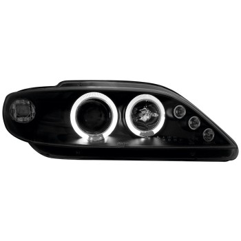 Φανάρια εμπρός Citroen Xsara (1997-2000) led angel eyes - chrome , με λάμπες (Η1) - σετ 2τμχ. Φανάρια εμπρός Citroen Xsara (1997-2000) led angel eyes - chrome , με λάμπες (Η1) - σετ 2τμχ.