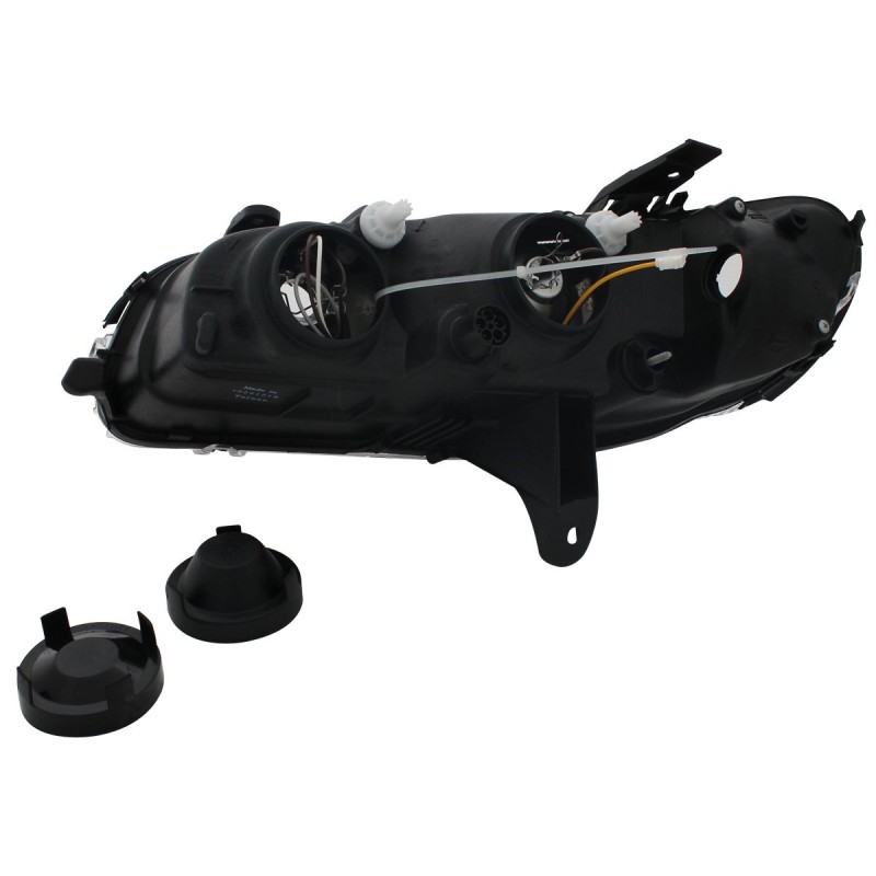 Φανάρια εμπρός Opel Omega B (1994-1999) - chrome , με λάμπες (Η1) - σετ 2τμχ.