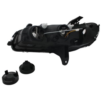 Φανάρια εμπρός Opel Omega B (1994-1999) - μαύρα , με λάμπες (Η1) - σετ 2τμχ.